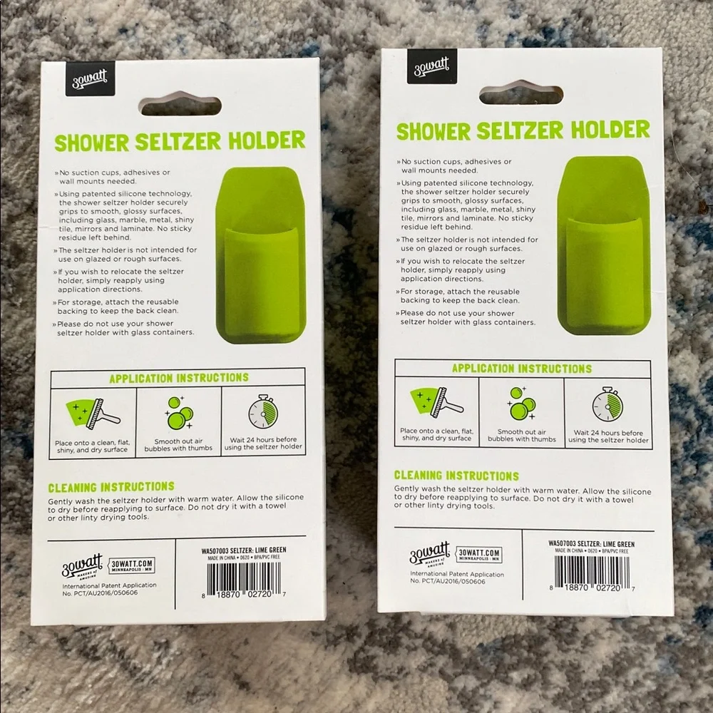 New Silicone Shower Holder for Shampoo, Conditioner, or Beverage!